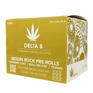 CUREALIFE DELTA 8 MOON ROCK PRE ROLLS | 12 CT