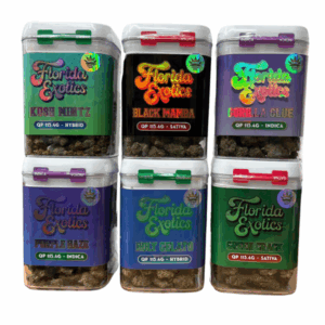 FLORIDA EXOTICS THC P FLOWER JAR | 113.4 GM
