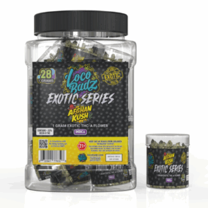 LOCO BUDZ EXOTIC SERIES FLOWER JAR | THC P | 1 GM 28 CT