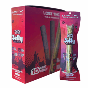 LOST THC JELLY HOLE PRE ROLLS | THC A | 2 GM 10 CT