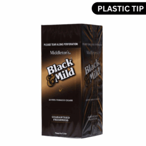 BLACK & MILD | PLASTIC TIP | 25 CT