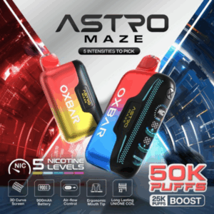 OXBAR ASTRO MAZE DISPOSABLE VAPE | 50000 PUFFS | 5 CT