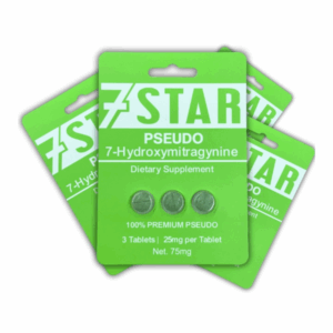 7 STAR PSEUDO HYDROXY MITRAGYNINE TABLETS | 25 MG | 3 CT