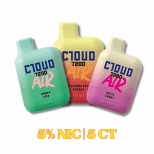 CLOUD AIR 7200 PUFFS | MESH COIL | SALT NIC 5% | 5 CT - 10CT