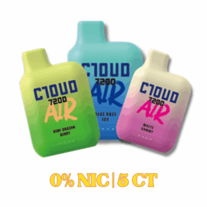 CLOUD AIR 7200 PUFFS | MESH COIL | ZERO NICOTINE | 5 CT