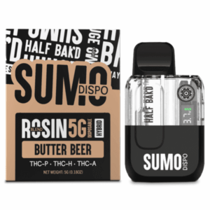 HALF BAKED SUMO DISPOSABLE VAPE | ROSIN BLEND | 5 GM 5 CT