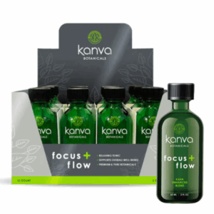 KANVA BOTANICALS | FOCUS + FLOW | 12 CT