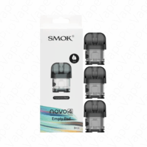 SMOK NOVO 4 EMPTY POD | TRANSPARENT BLACK | 3 PCS