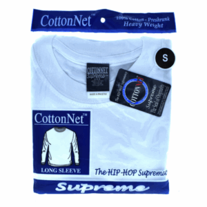 T SHIRTS LONG SLEEVE WHITE | 6 CT