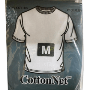 T SHIRTS ROUND WHITE | 6 CT