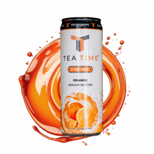 TEA TIME KRATOM SELTZER DRINK | 12 OZ 24 CT