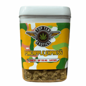 TOP TEN EXOTICS THC P FLOWER JAR | 113.4 GM