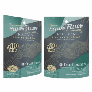 MELLOW FELLOW GUMMIES | LIVE RESIN | FRUIT PUNCH | 10 CT