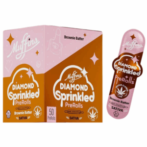MUFFINS DIAMOND SPRINKLED PRE ROLLS | 1.25 GM | 50 CT