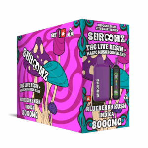 SHROOMZ THC + MUSHROOM BLEND VAPE | LIVE RESIN | 8 GM 5 CT