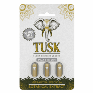 TUSK KRATOM PLATINUM CAPSULES | 3 PCS 10 CT