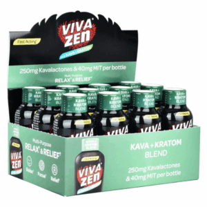 VIVA ZEN KAVA + KRATOM BLEND SHOTS | 56 ML 12 CT