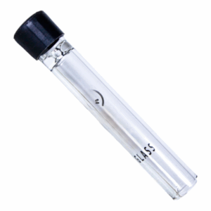 ENDO GLASS CHILLUM WITH BLACK RUBBER COVER | 48 CT
