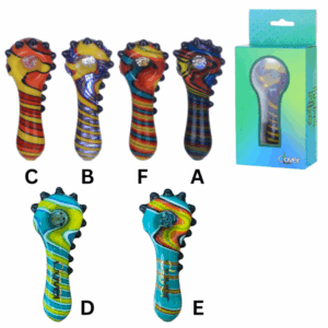 CLOVER GLASS HAND PIPE | WPF-520 | 4 INCH