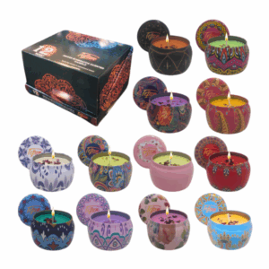 TEJAN FRAGRANT ROSE SCENTED CANDLE | 12 CT