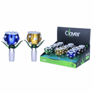 CLOVER GLASS BOWL | WPH-777 | 14MM 12 CT