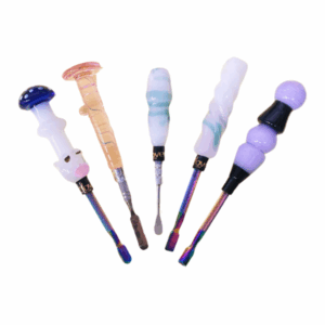 CLOVER GLASS DAB TOOLS | 5 CT